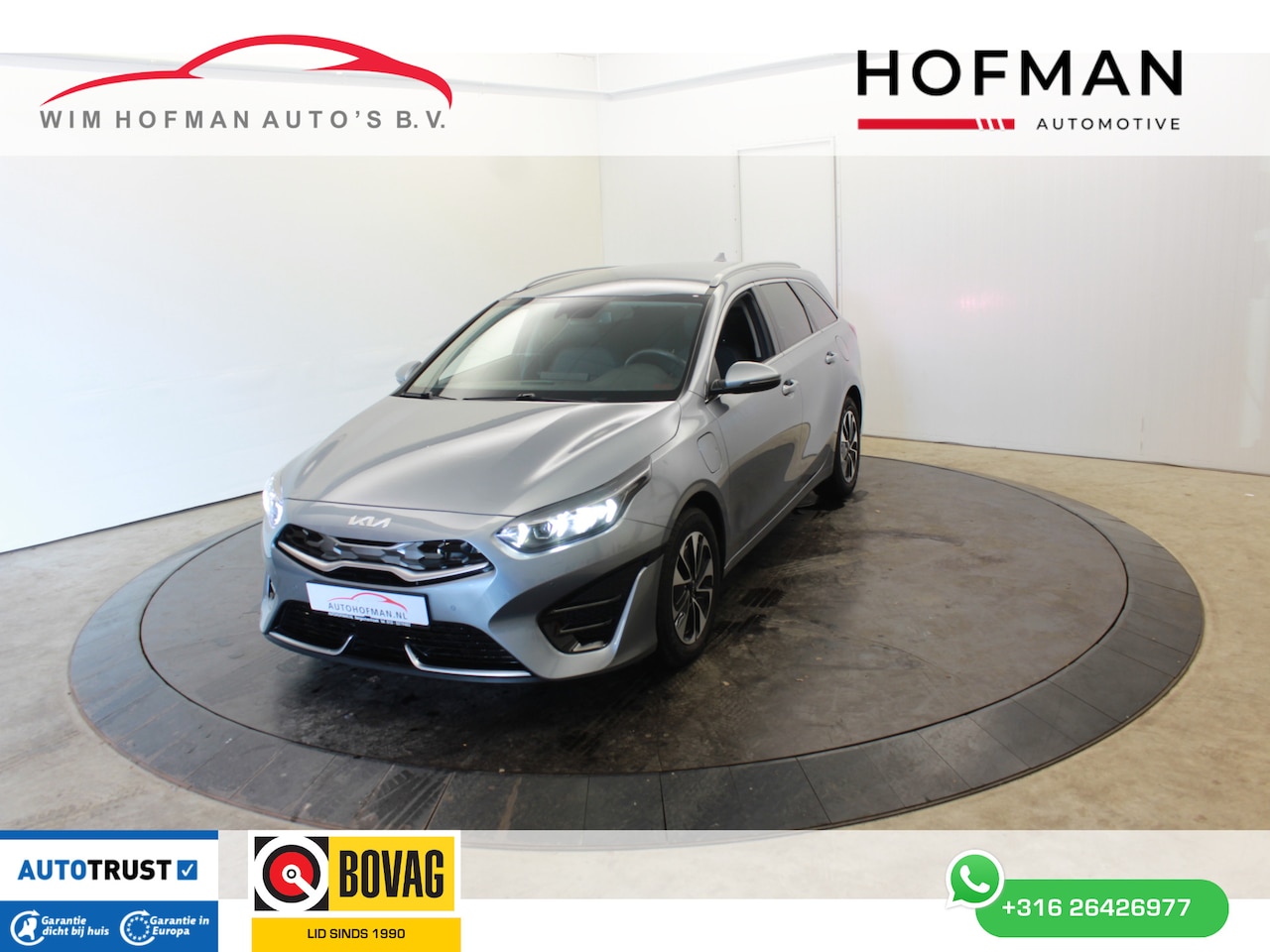 Kia Cee'd Sportswagon - Ceed 1.6 GDI PHEV DynamicPlusLine SOH 100% Cam El Stoelen + A-klep Dhoek - AutoWereld.nl