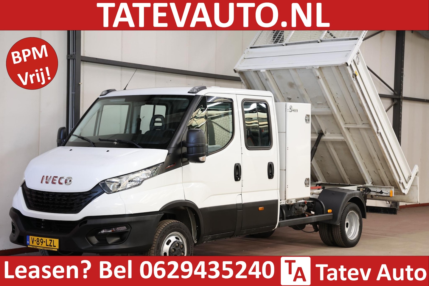 Iveco Daily - 35C16 3.0 160PK KIPPER DUBBEL CABINE EURO 6 - AutoWereld.nl
