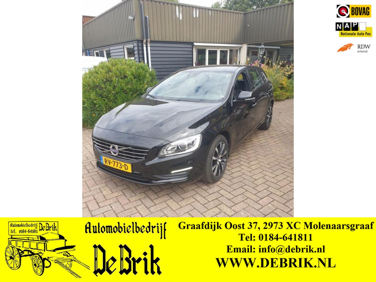 Volvo V60 - 2.0 T3 Polar+ Dynamic - AutoWereld.nl