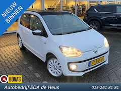 Volkswagen Up! - 5-drs 1.0 High Up White LUXE met pano dak, leder pakket, cruise, parkeersens, etc