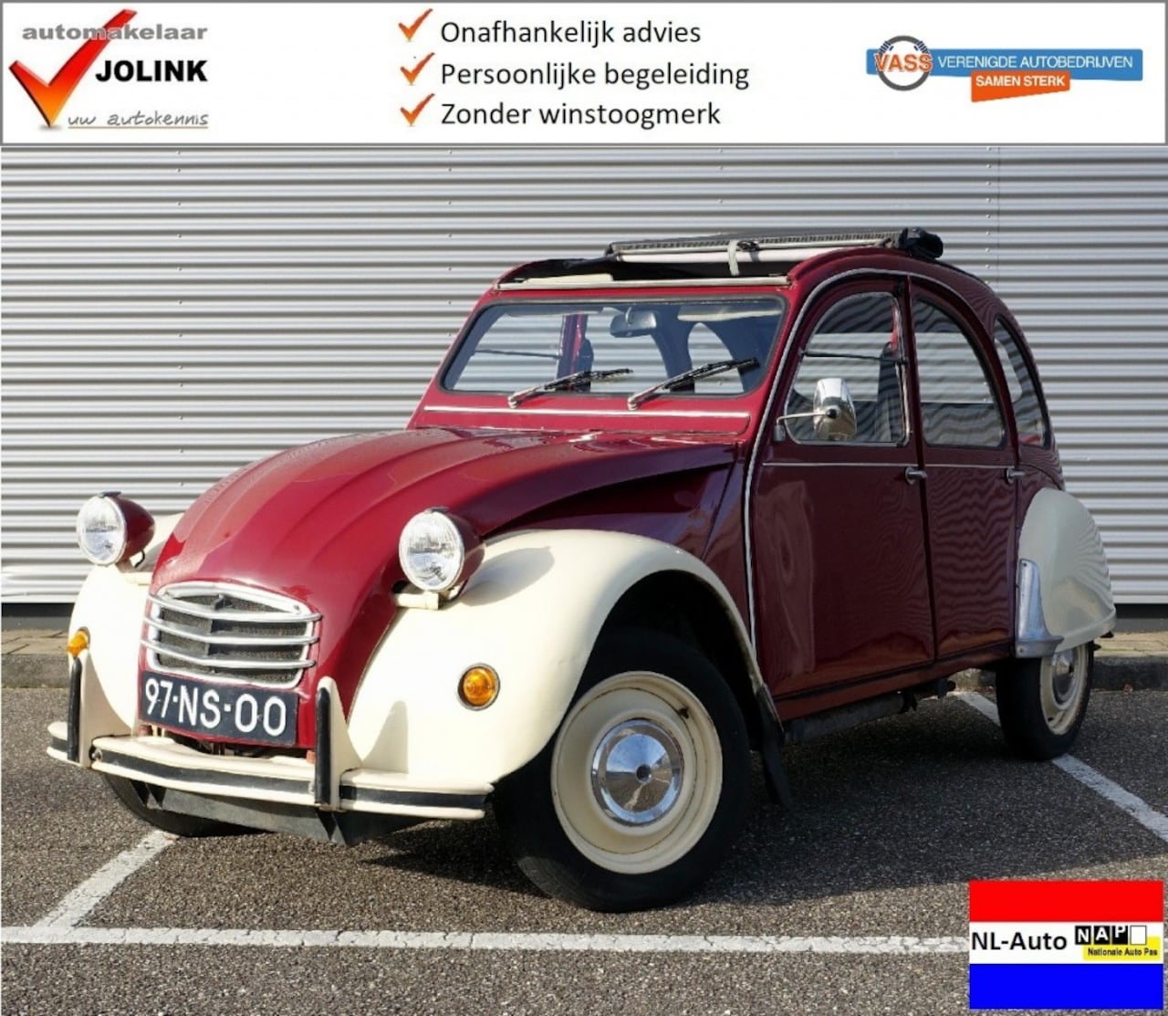 Citroën 2 CV - 4 / 2CV6 I NL-Auto I 2e Eig. I Verzwaard chassis I Schijfremmen I Oldtimer I - AutoWereld.nl