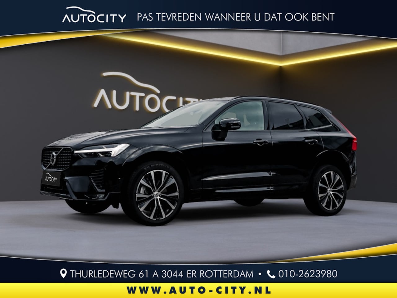 Volvo XC60 - B5 Ultimate Dark AWD Luchtvering l Bowers l Trekhaak l Pano l VO - AutoWereld.nl