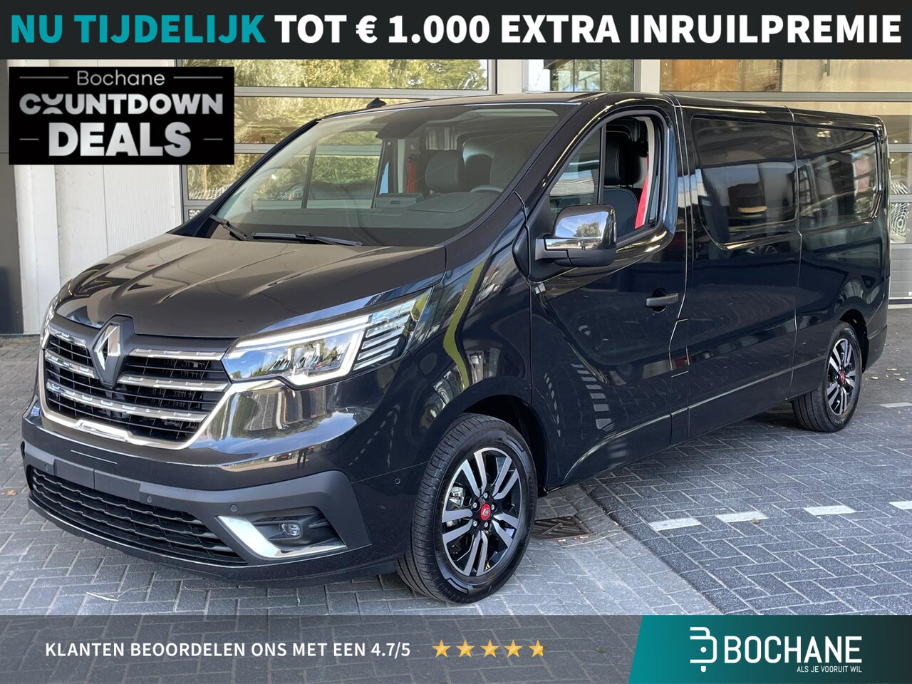 Renault Trafic E-Tech - T29 L2H2 Advance 52 kWh Airco | Apple Carplay/Android auto | Camera - AutoWereld.nl