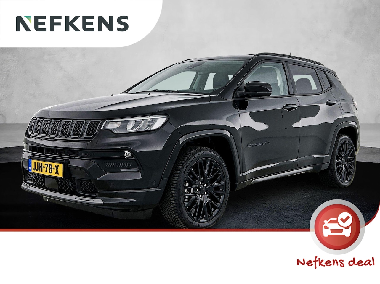 Jeep Compass - 4xe Plug-in Hybrid Electric S 240pk Automaat | Elektrisch Verstelbare Bestuurdersstoel | L - AutoWereld.nl