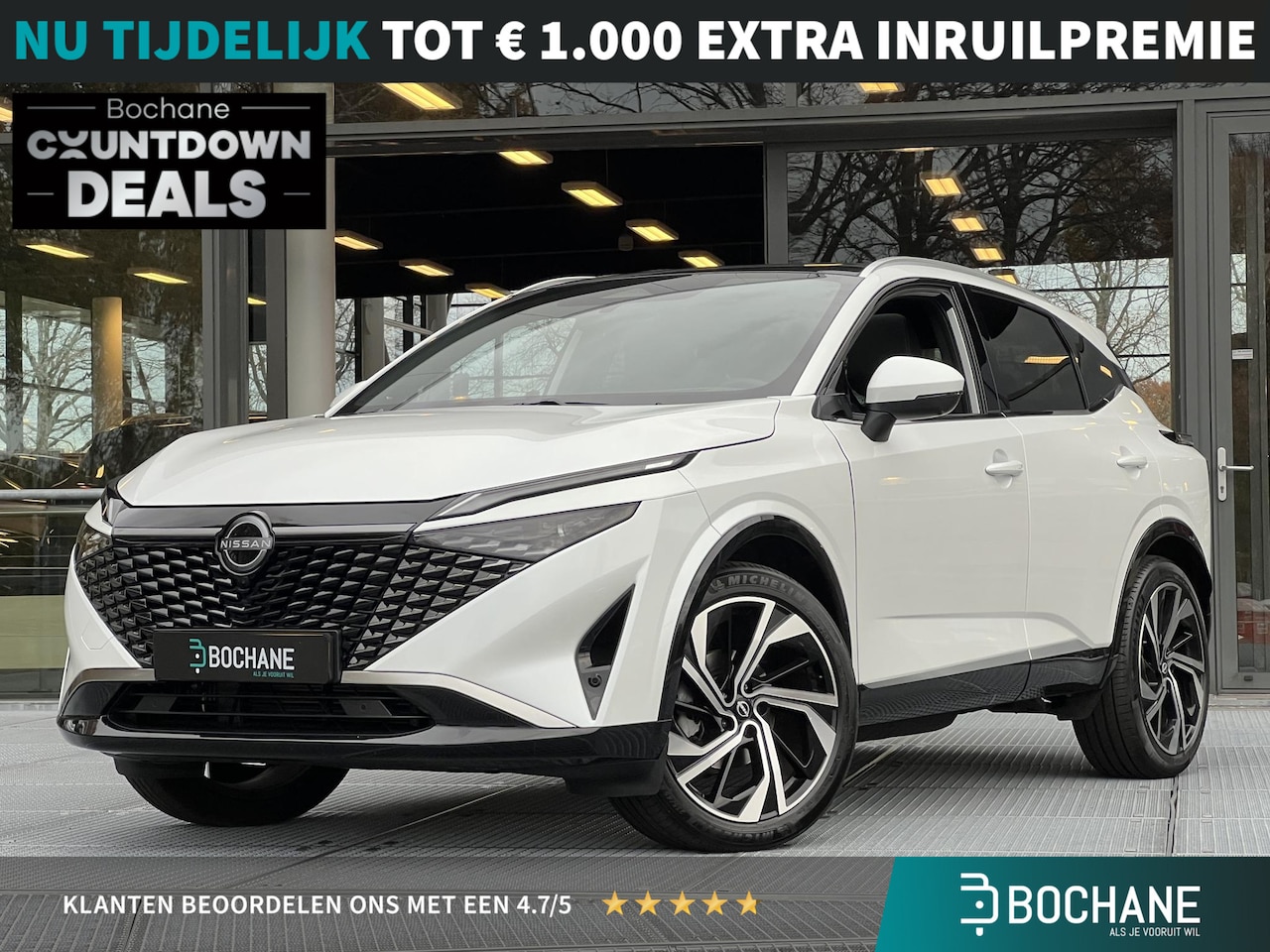 Nissan Qashqai - 1.3 MHEV Xtronic Tekna Plus | Panoramadak | BOSE | Navigatie | Massagestoelen - AutoWereld.nl