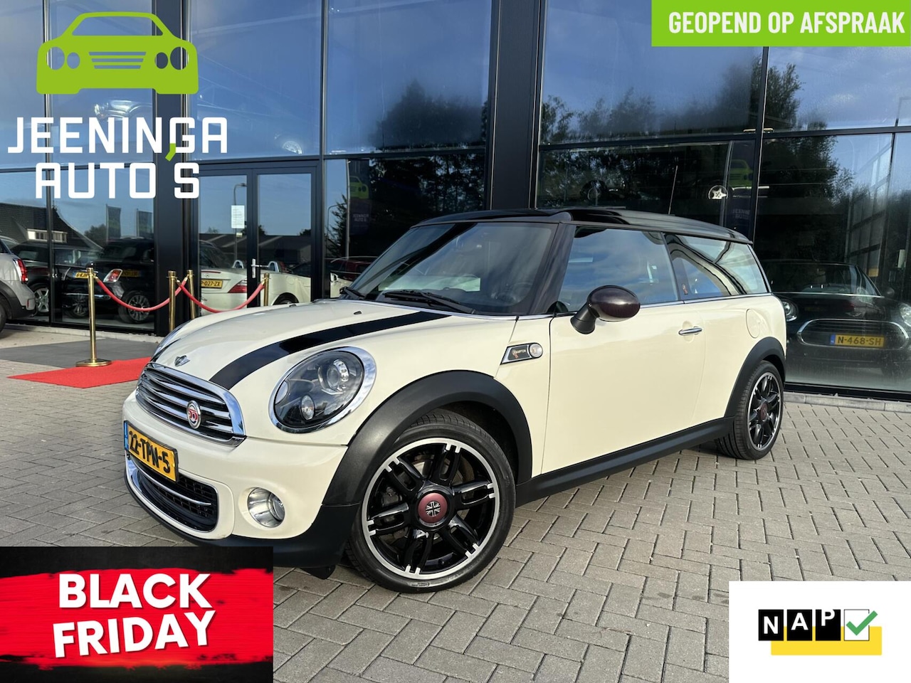 MINI Cooper - Mini 1.6 Hampton|Pano|Clima|Stoelverwarming|Navi - AutoWereld.nl