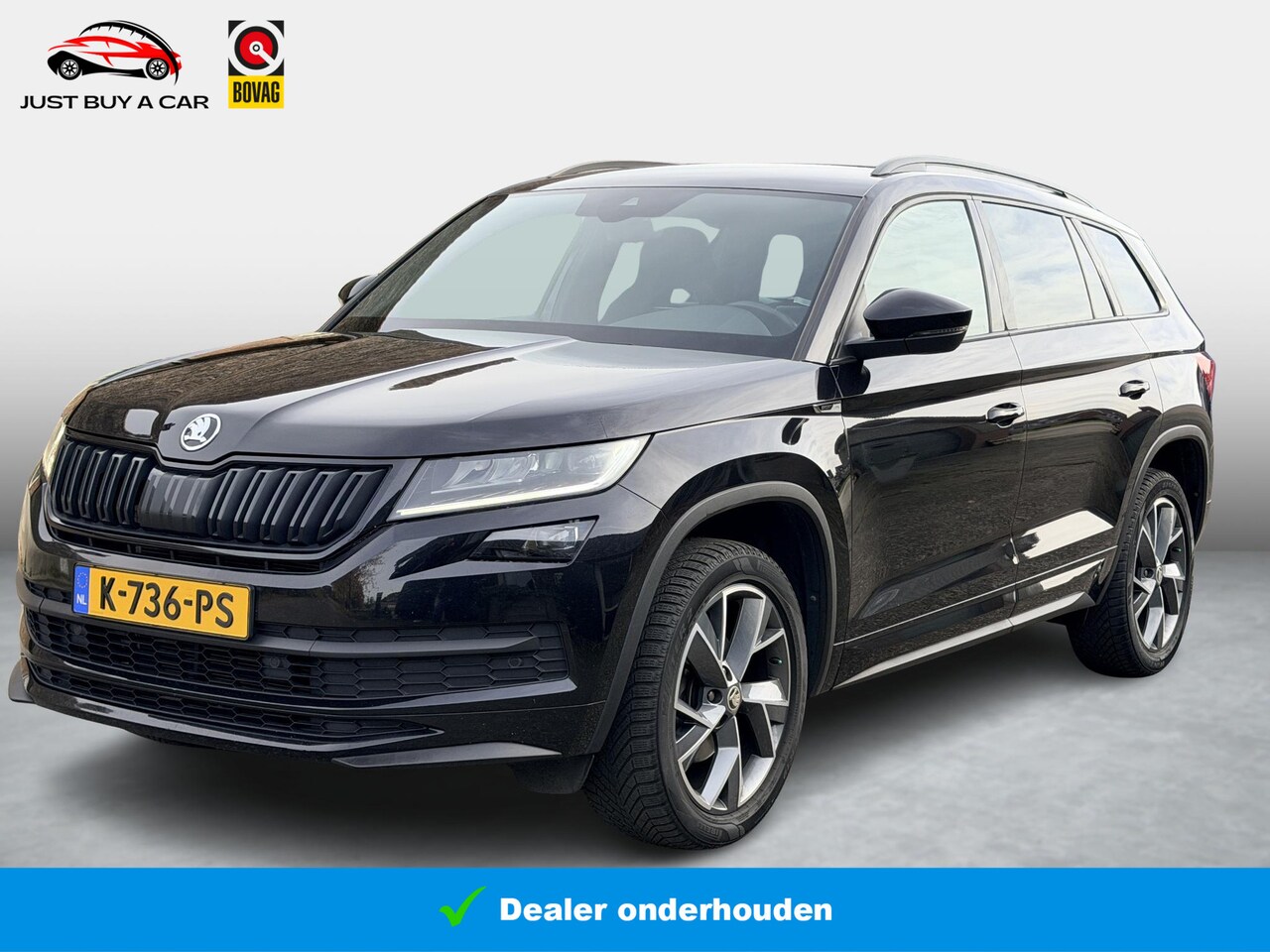 Skoda Kodiaq - 1.5 TSI Sportline Business Electr. Trekhaak / Camera / Apple & Android / Stoel en Stuurver - AutoWereld.nl