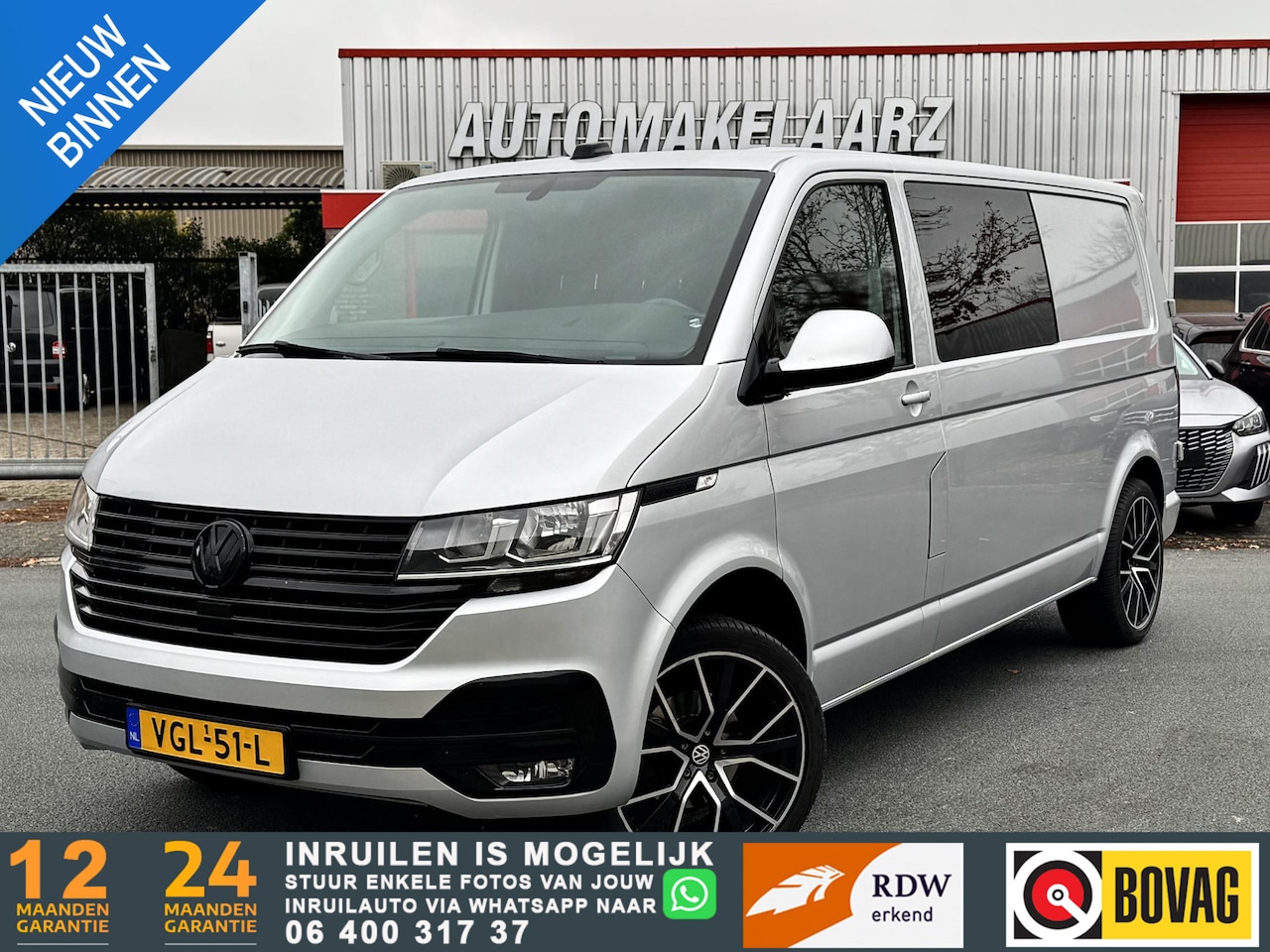 Volkswagen Transporter - 2.0 TDI L2H1 30 DC Highline NAP CarPlay - AutoWereld.nl