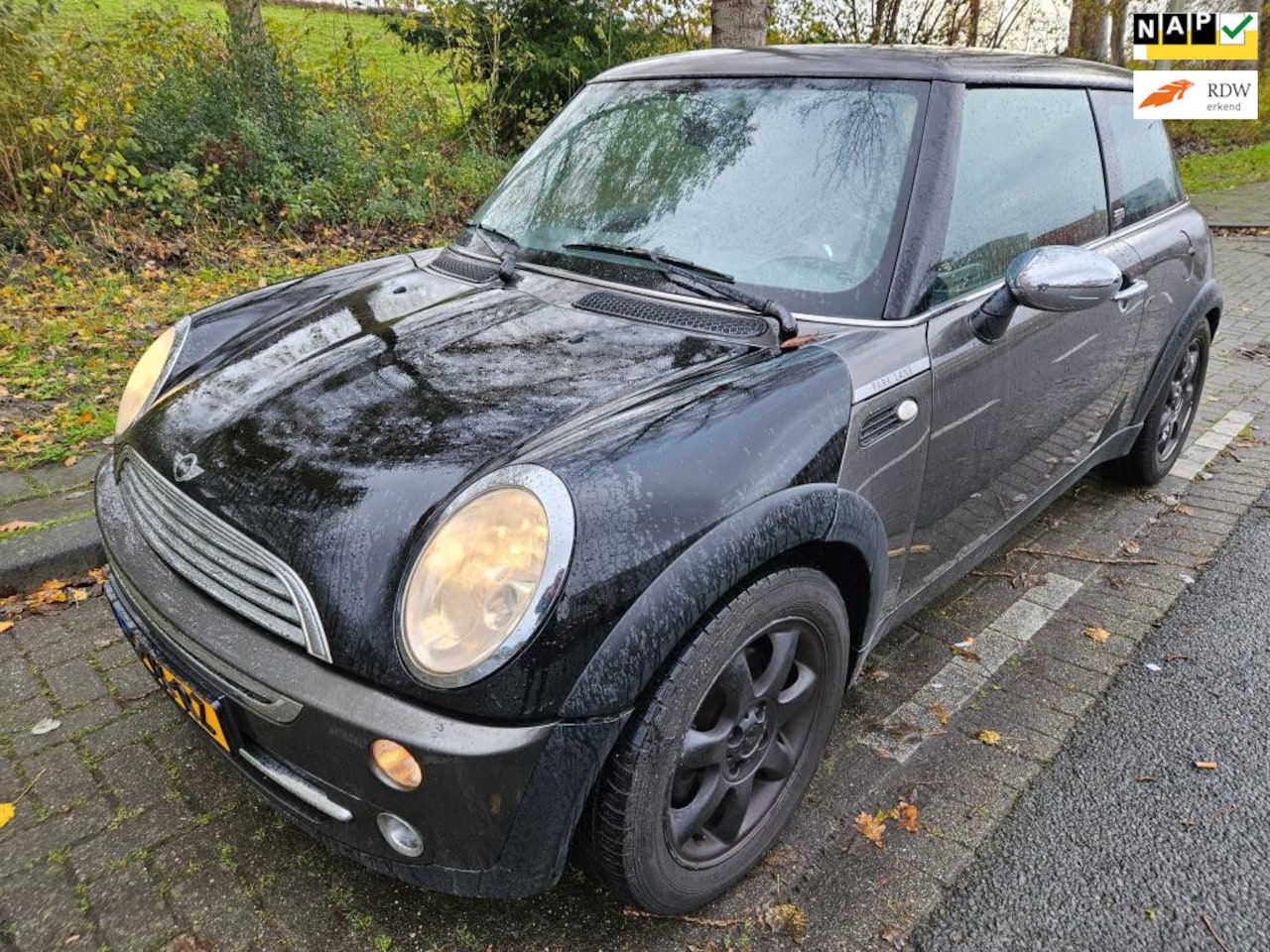 MINI One - Mini 1.6 Park Lane airco ,leer ,nap,( lekke koppakking ) - AutoWereld.nl