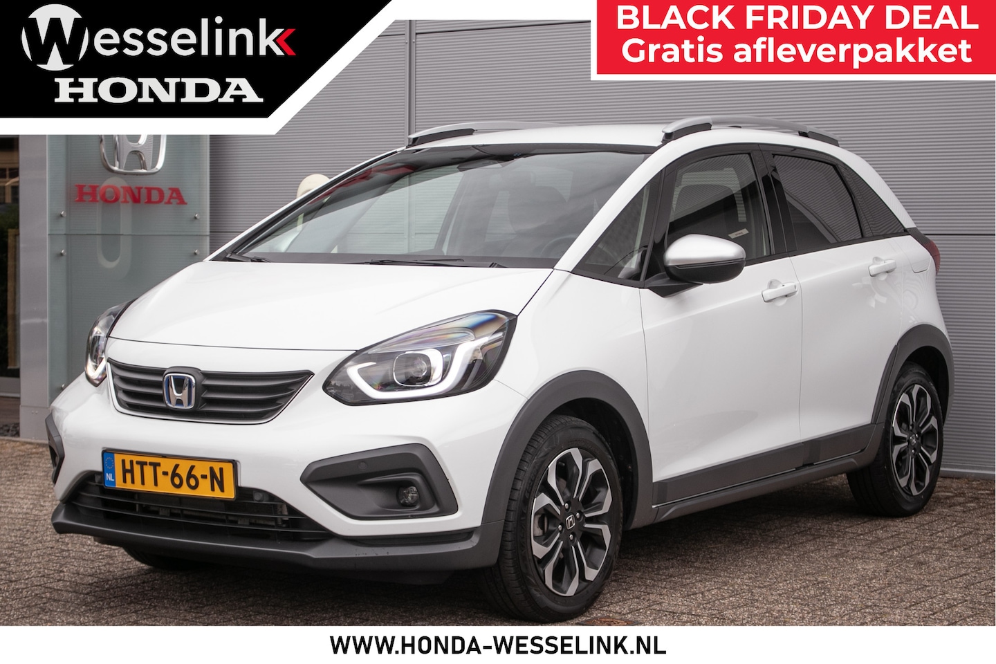 Honda Jazz - 1.5 e:HEV Crosstar Ad. Cruise | Carplay/Android auto - AutoWereld.nl