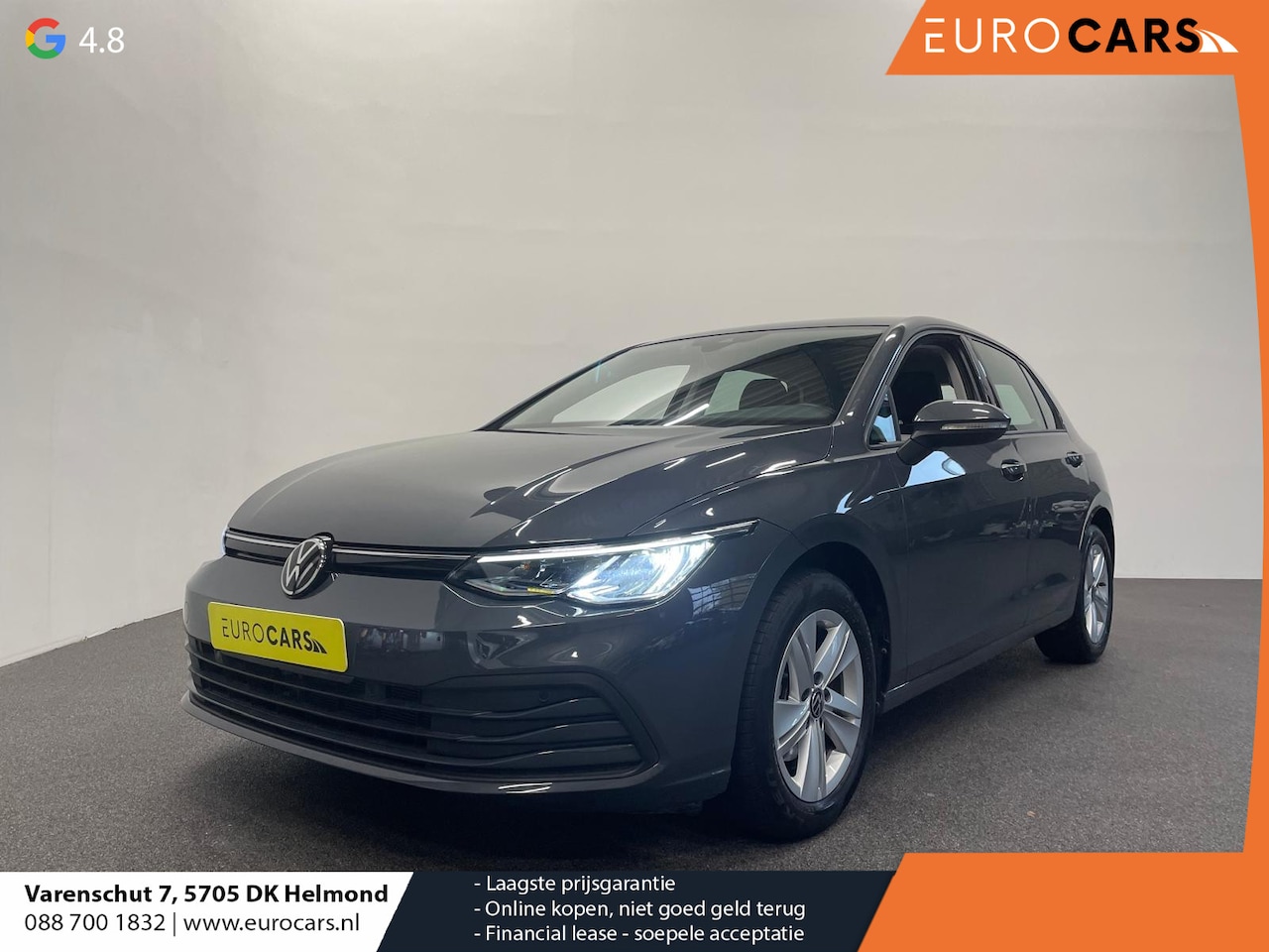 Volkswagen Golf - 1.0 eTSI DSG Life Navigatie Apple Carplay/Android Auto Parkeersensoren Adaptive Cruise Con - AutoWereld.nl