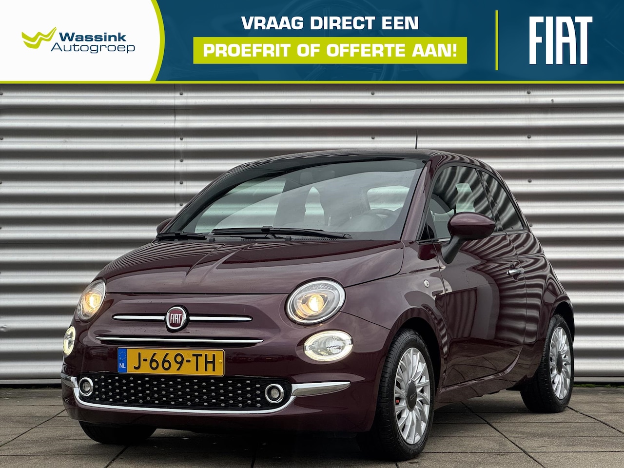 Fiat 500 - 1.0 70pk Hybrid Star I CarPlay/Android Auto I Cruise I DAB I Panoramadak | Unieke KM-stand - AutoWereld.nl