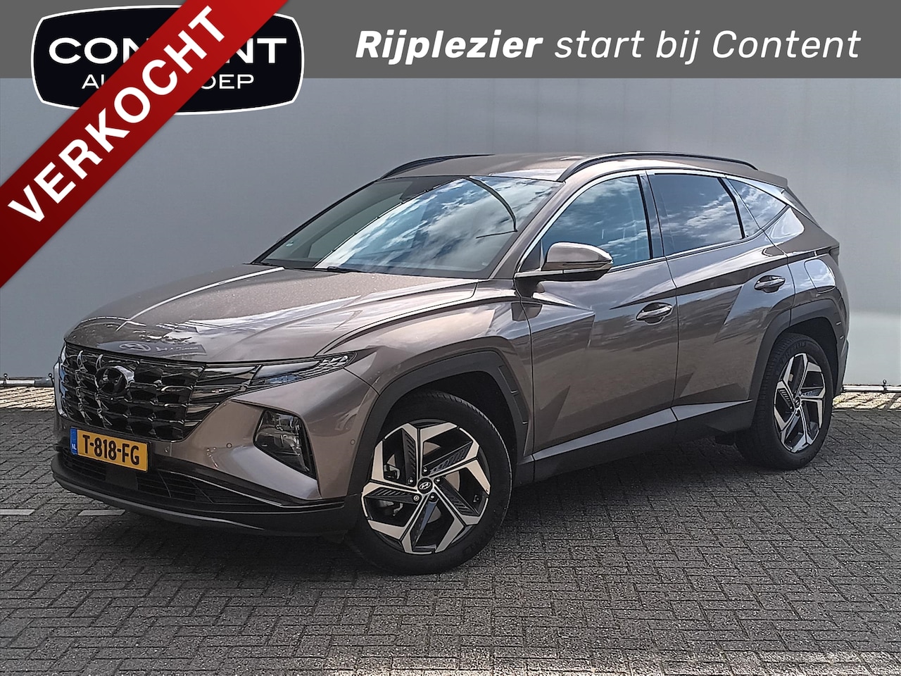 Hyundai Tucson - 1.6 T-GDi HEV 230pk Aut. Premium // Trekhaak // 1650kg trekgewicht - AutoWereld.nl