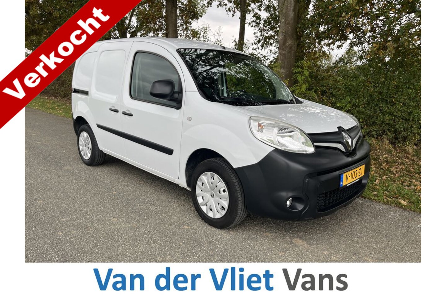 Renault Kangoo - 1.5 dCi 90pk E6 Comfort BPM Vrij! Lease €129 p/m, Airco, PDC, Volledig onderhoudshistorie - AutoWereld.nl