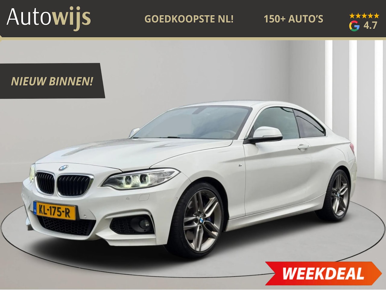 BMW 2-serie Coupé - 230i Centennial High Executive|M-SPORT|252PK|NL AUTO|H&K|CAMERA|LED|DEALERONDERHOUDEN - AutoWereld.nl