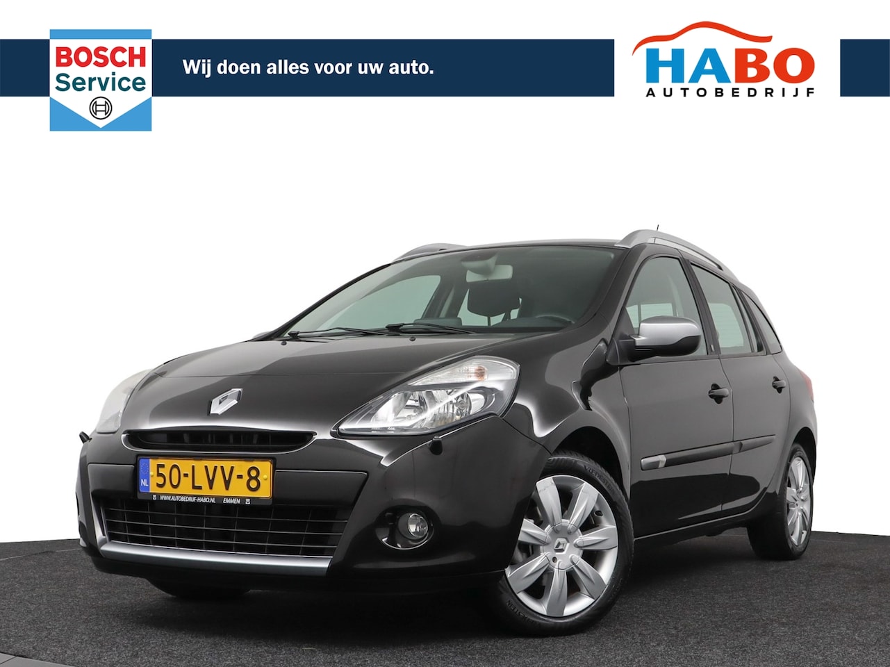 Renault Clio Estate - 1.6 16V 20TH ANNIVERSARY AUTOMAAT ECC/CRUISE/NAV/REGEN.SENS/TREKHAAK/LMV - AutoWereld.nl