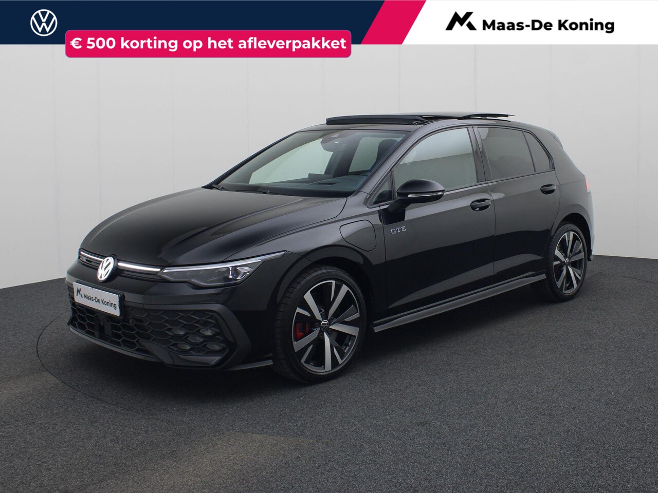 Volkswagen Golf - 1.5eHybrid 200kW/272PK GTE DSG · Panoramadak · Trekhaak · 360°Camera + Parkeersensoren · H - AutoWereld.nl