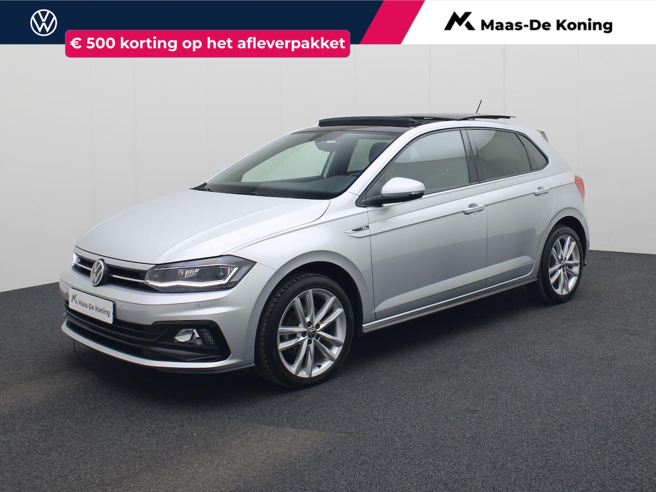 Volkswagen Polo - 1.0TSI/110PK Highline DSG · Panoramadak · Apple/Android · Camera + Parkeersensoren - AutoWereld.nl