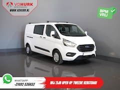 Ford Transit Custom - 2.0 TDCI L2 Trend DC Dubbel Cabine BPM VRIJ Stoelverw./ Carplay/ 2.7t Trekverm./ Navi/ PDC