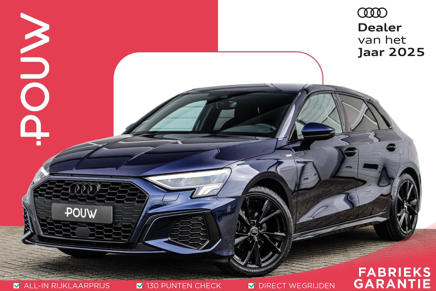 Audi A3 Sportback - 30 TFSI 110pk S-tronic S-Line Edition | Sfeerverlichting | Adaptive Cruise Control - AutoWereld.nl