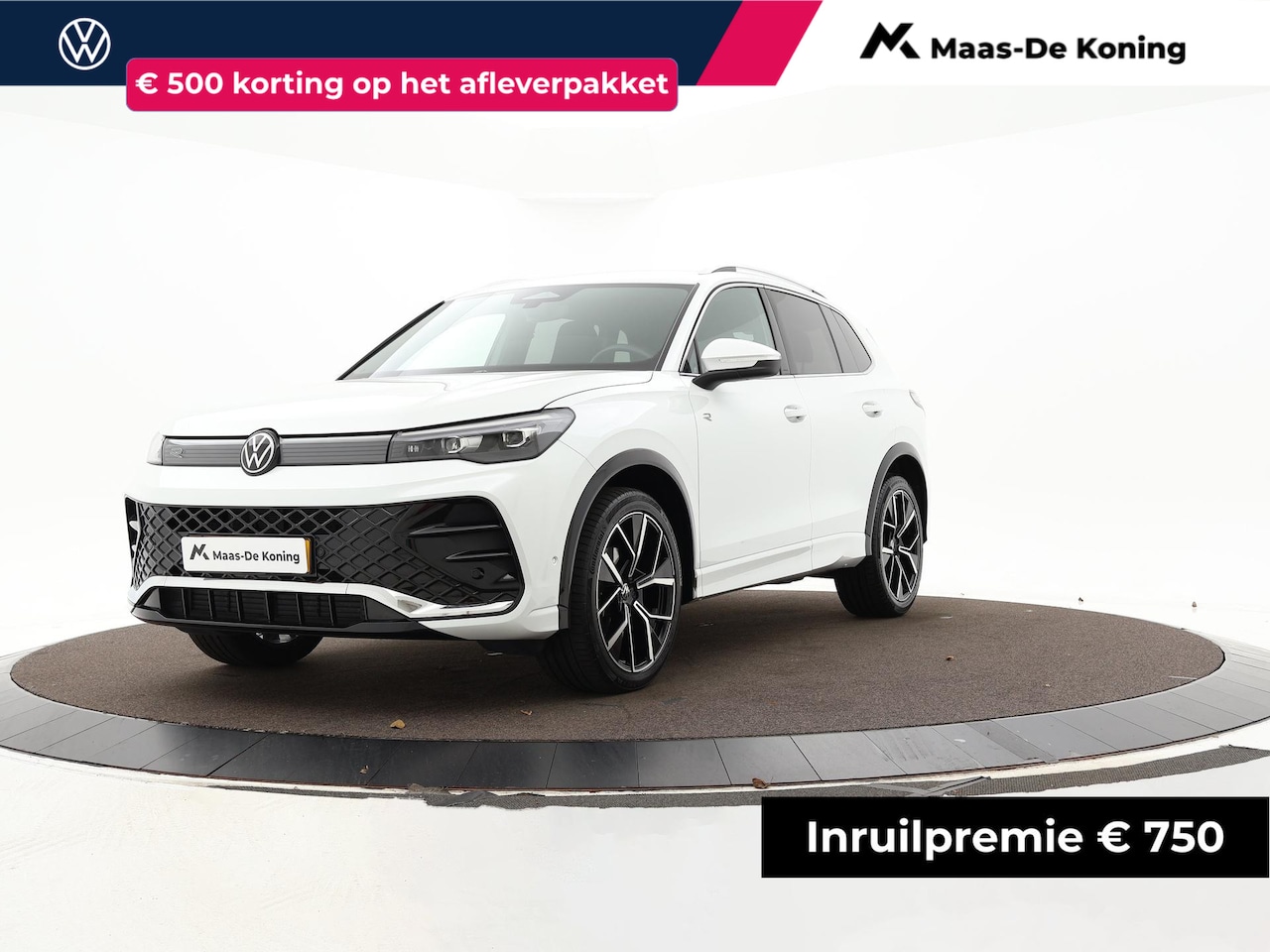 Volkswagen Tiguan - 1.5 eTSI 150pk DSG R-Line Business · Camera · Apple/Android Car Play · Massage · Keyless · - AutoWereld.nl
