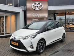 Toyota Yaris - 1.5 Hybrid Bi-Tone NAVI PARK-SENSOREN CAMERA CRUISE BLUETOOTH LM-VELGEN KEYLESS