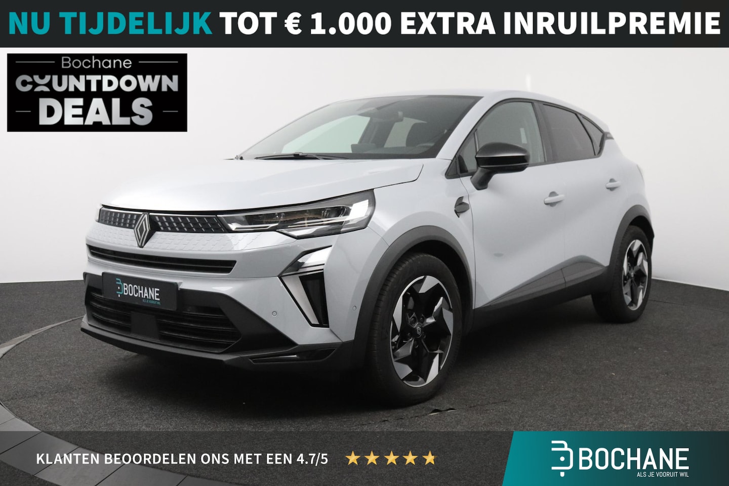 Renault Captur - 1.6 E-Tech full hybrid 145 techno | Navigatie | Camera | Cruise control | Stoel + Stuurver - AutoWereld.nl
