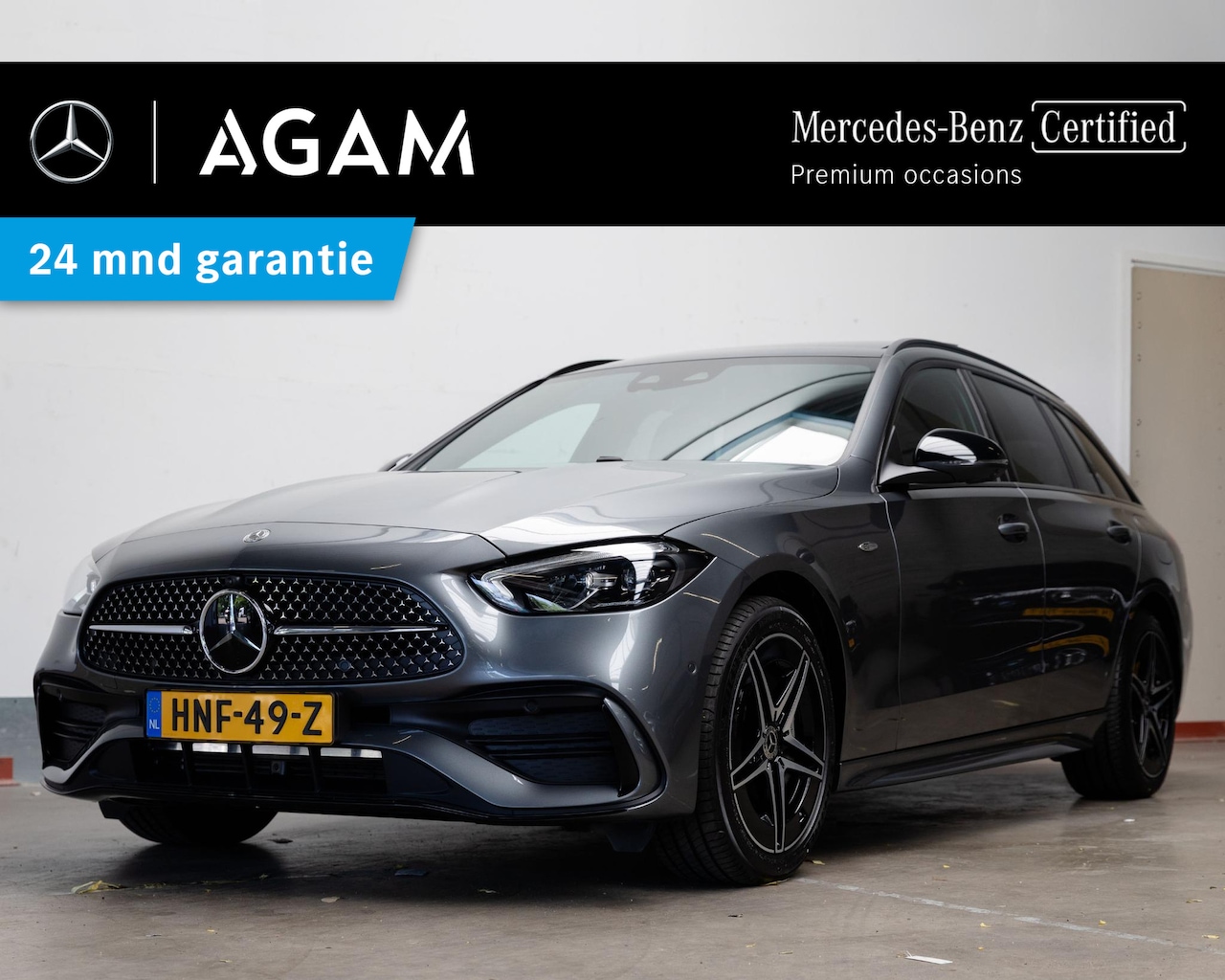 Mercedes-Benz C-klasse Estate - 300e Business Solution AMG Panorama dak | Trekhaak - AutoWereld.nl