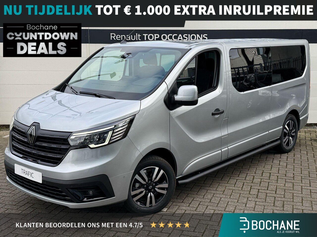 Renault Trafic - 2.0 Blue dCi 170 DC T30 L2H1 Anniversary | BPM vrij | Direct leverbaar | Navi | Camera - AutoWereld.nl