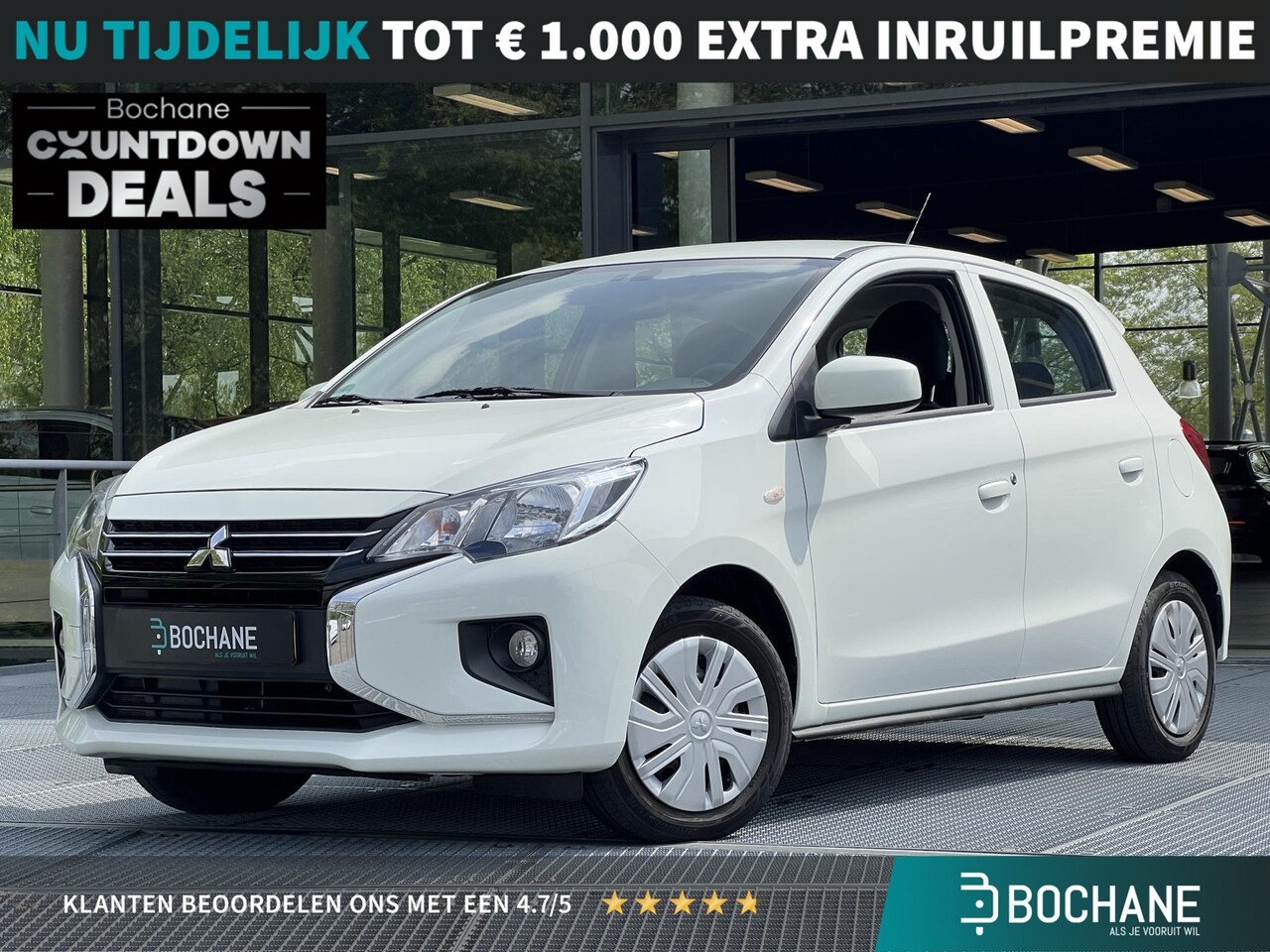 Mitsubishi Space Star - 1.2 Connect+ | Airco | Navigatie via Carplay/Android | FABRIEKSGARANTIE TOT 03-2032! - AutoWereld.nl