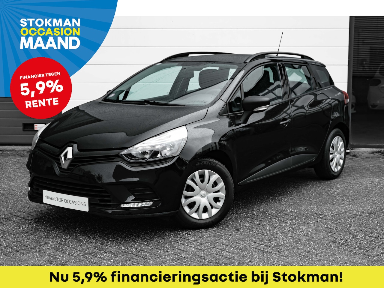 Renault Clio Estate - 0.9 TCe Life | Airco | Cruise | Radio met bluetooth en USB | incl. Bovag rijklaarpakket me - AutoWereld.nl