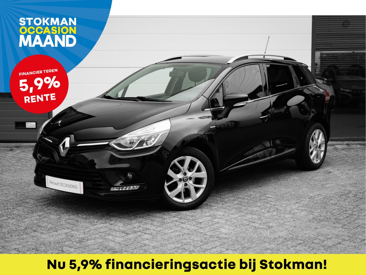 Renault Clio Estate - 0.9 TCe Limited | parkeersensoren achter | Airco | LM Velgen | NAVI | | incl. Bovag rijkla - AutoWereld.nl