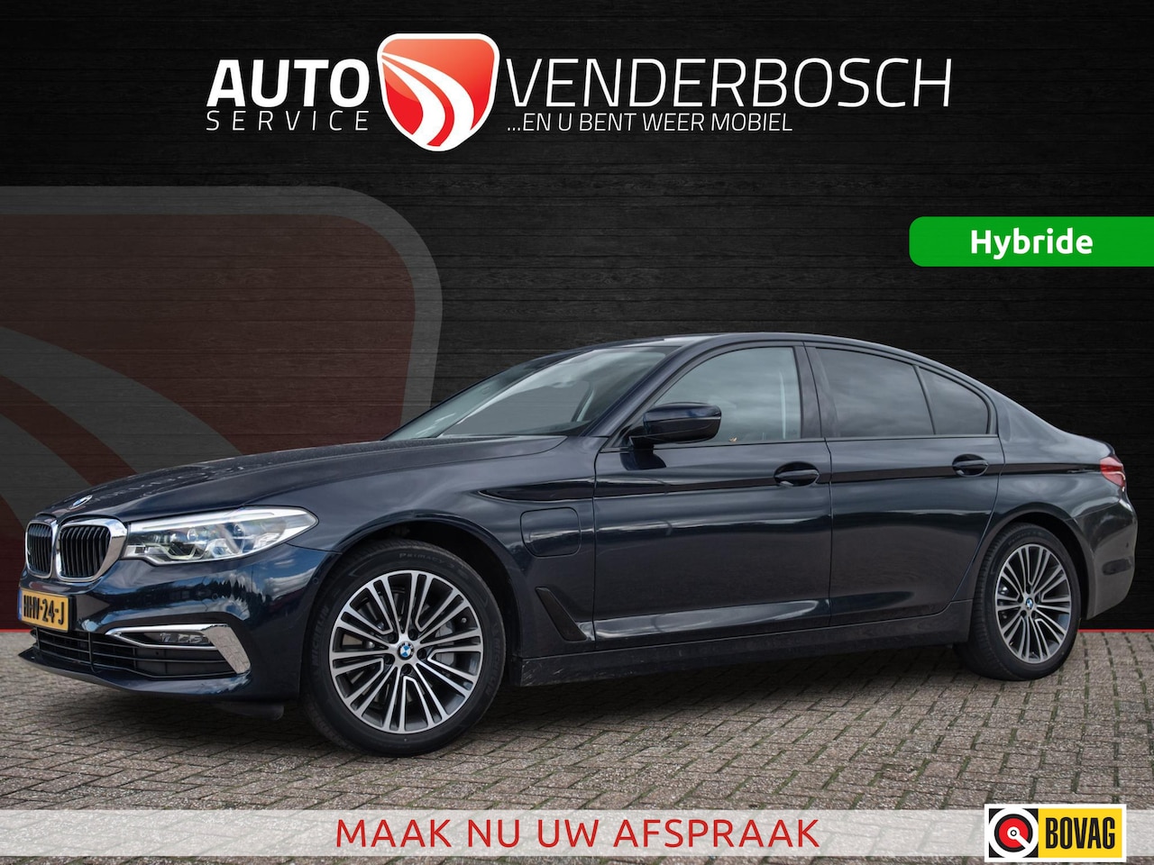 BMW 5-serie - 530e iPerformance High Executive 258pk | HUD | Softclose | Stuurverwarming - AutoWereld.nl