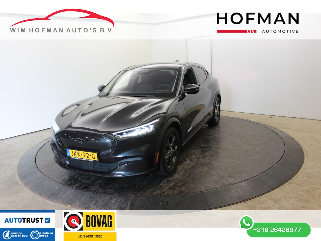 Ford Mustang Mach-E - Extended RWD 98 kWh SOH 95,7% Pano 360° Cam El-stoelen + A-klep B&O Dhoek - AutoWereld.nl