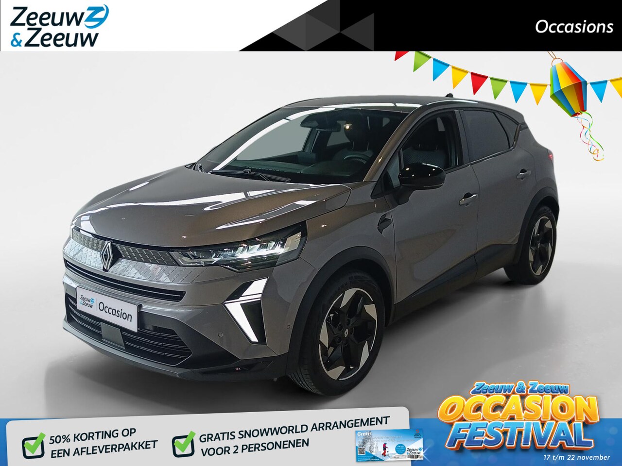 Renault Captur - 1.6 E-Tech full hybrid 145 techno *Automaat*Navi+Camera*Parkeersensoren*LM.Velgen*IN NIEUW - AutoWereld.nl