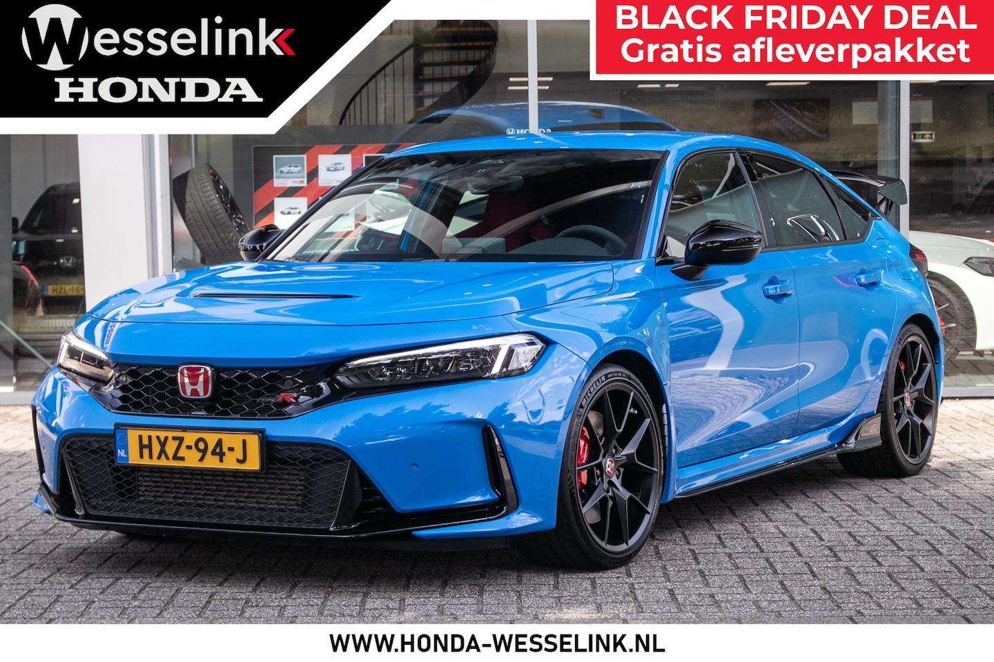 Honda Civic - 2.0 i-VTEC Type R - illumination pack | Nieuwstaat | Racing Blue - AutoWereld.nl