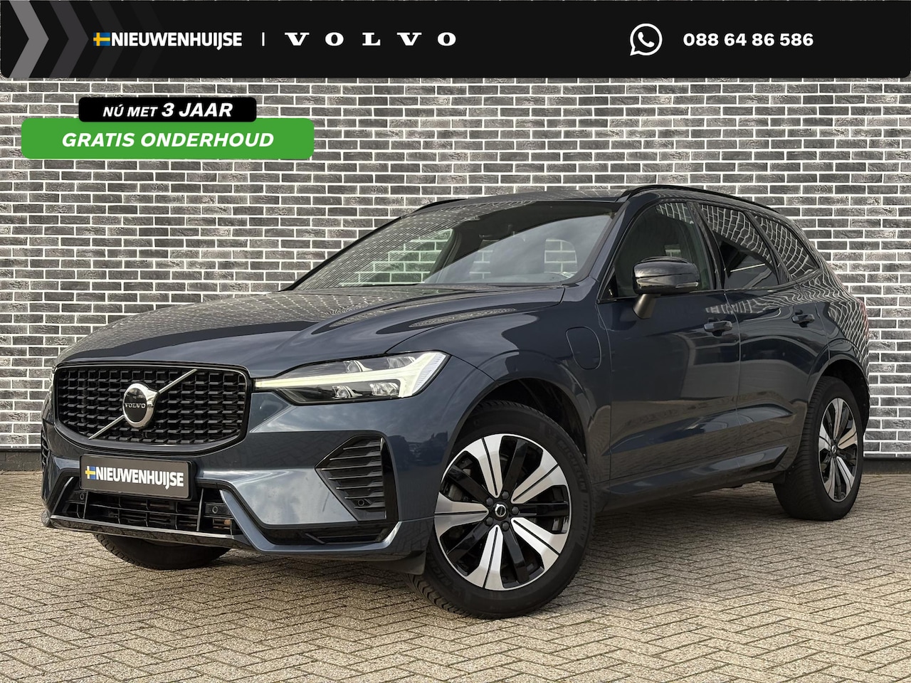 Volvo XC60 - 2.0 T6 Plug-in hybrid AWD Plus Dark | Extra getint glas | Trekhaak inklapbaar | Stoel en s - AutoWereld.nl