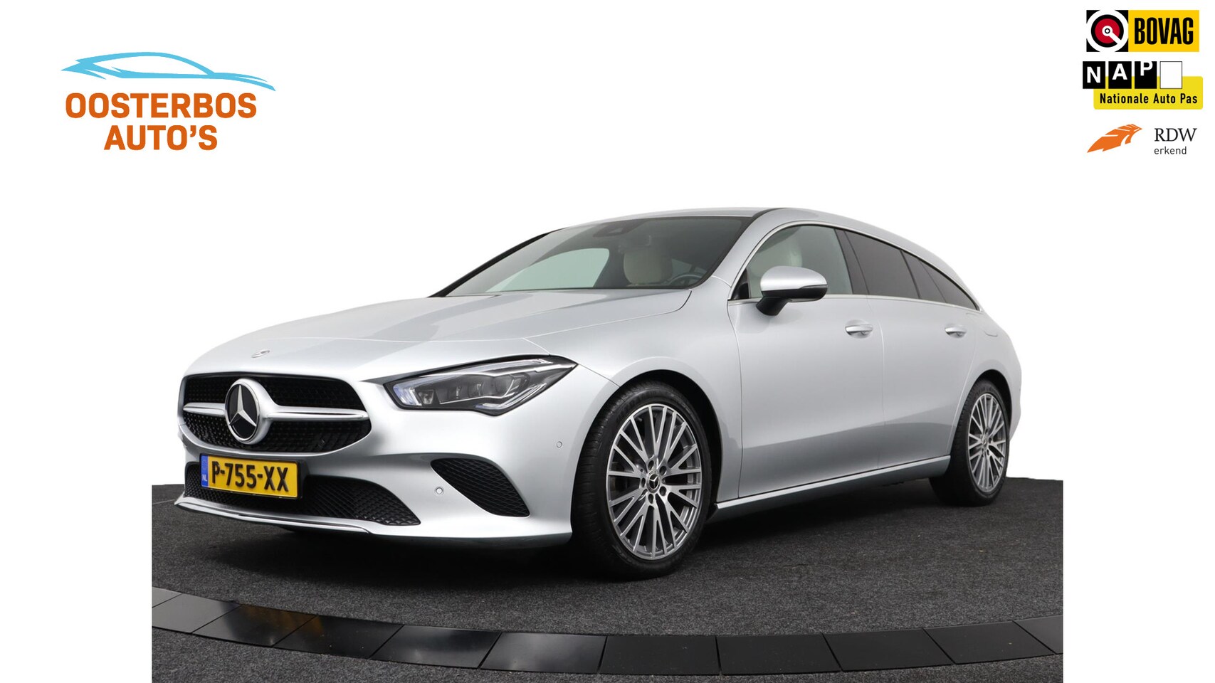Mercedes-Benz CLA-klasse Shooting Brake - 180 Luxury Line - Automaat/Leder/Carplay/Stoelverw./Camera - AutoWereld.nl