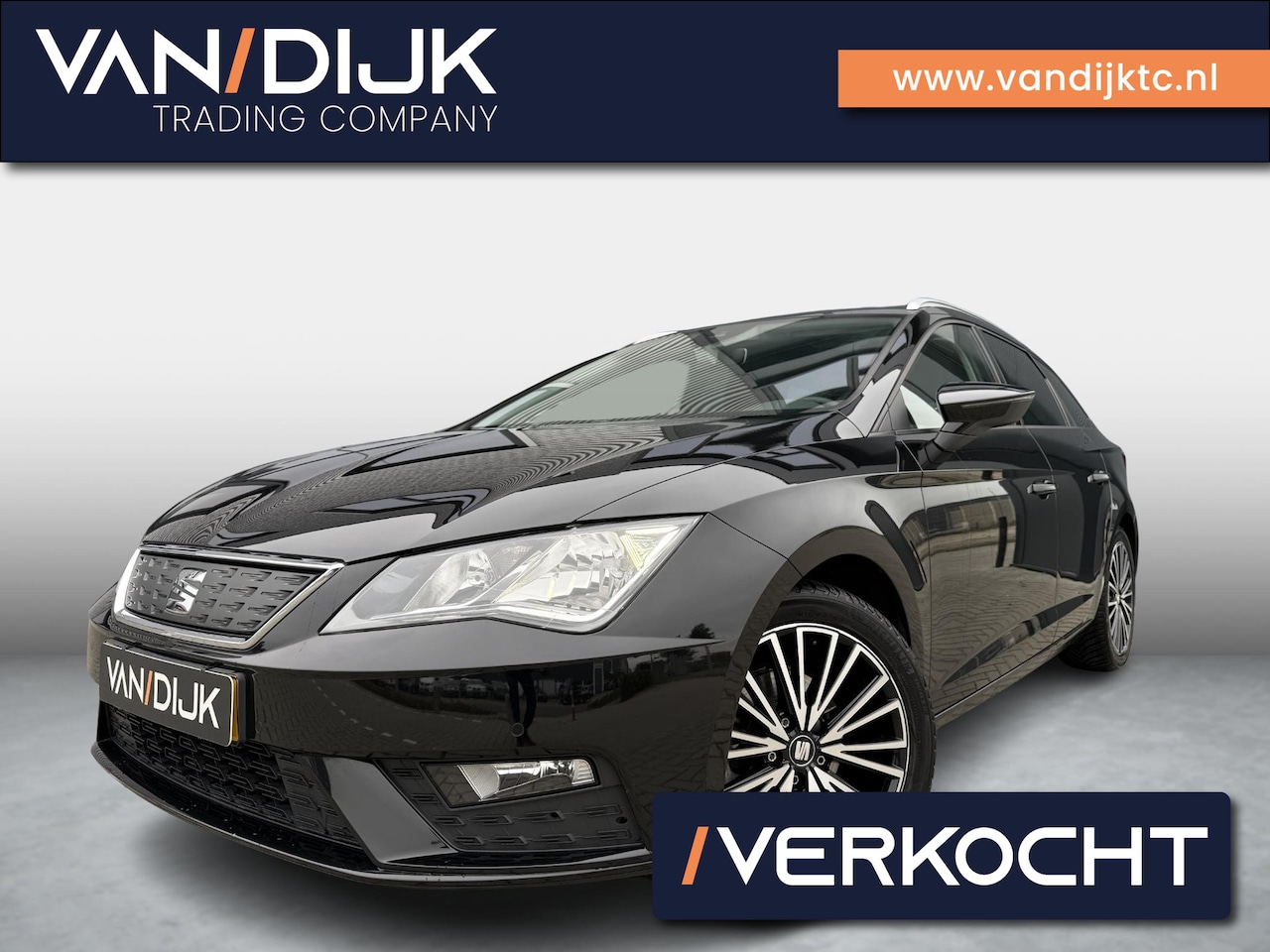 SEAT Leon ST - 1.0 EcoTSI Style Business Intense ✓Navigatie ✓Apple Carplay & Android Auto ✓Keyless ✓Lane - AutoWereld.nl