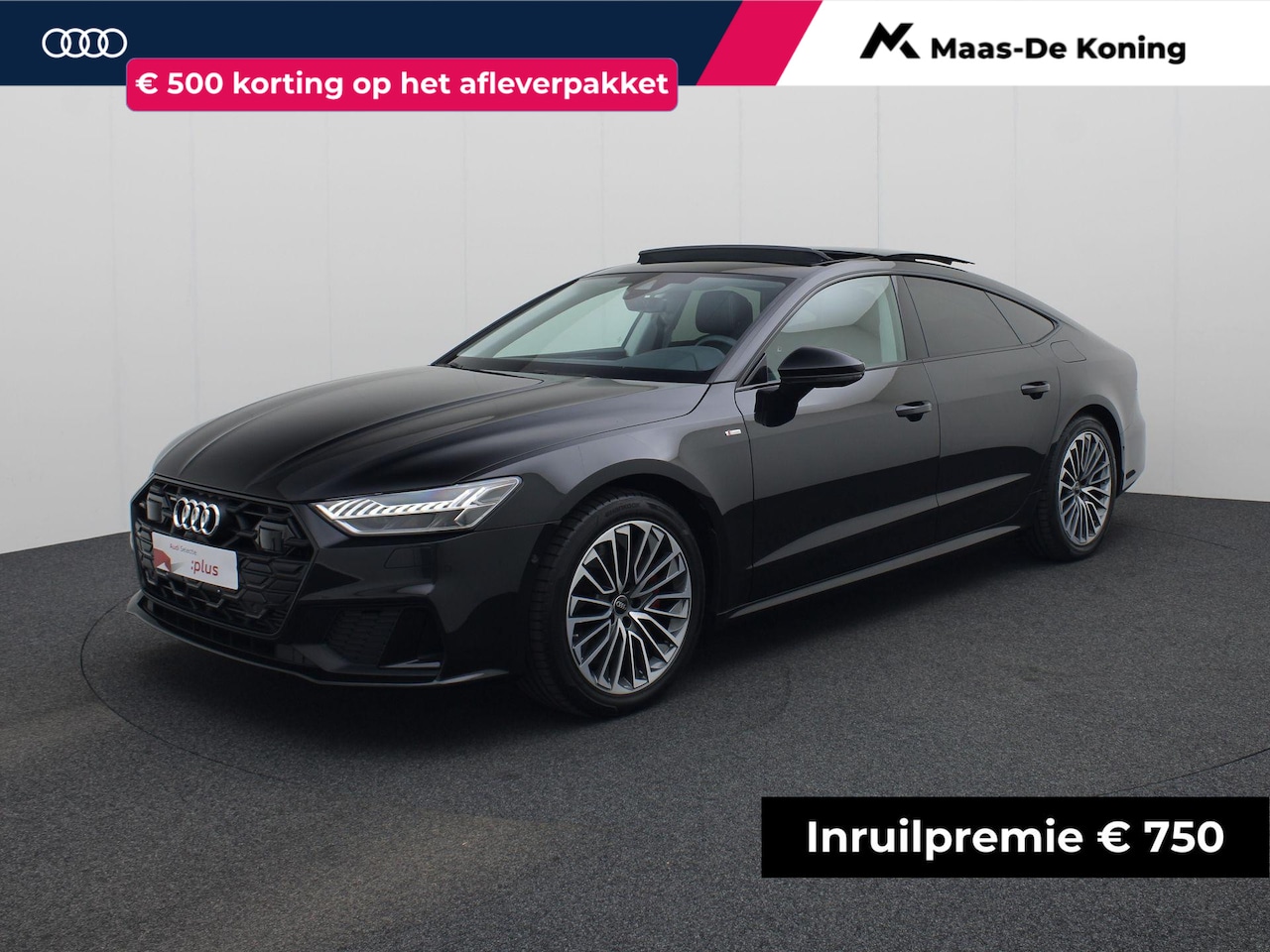 Audi A7 Sportback - 55 TFSIe 270kW/367PK quattro S Line · Panoramadak · 360° Camera + Parkeersensoren · Leder - AutoWereld.nl