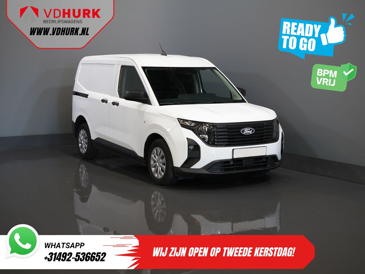 Ford Transit Courier - 1.0 Trend 100 pk BENZINE BPM VRIJ! Garantie 05-2029/ Carplay/ Virtual Cockpit/ Airco/ Crui - AutoWereld.nl