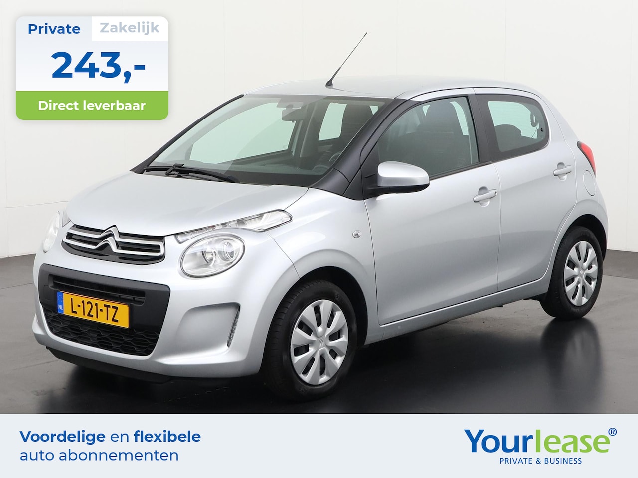 Citroën C1 - 1.0 VTi Feel | All-in 243,- Private Lease | Direct uit voorraad - AutoWereld.nl