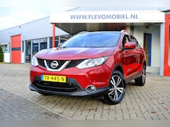 Nissan Qashqai - 1.6 163pk Tekna Pano|Leder|Navi|LMV|360 Cam