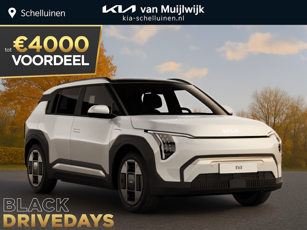 Kia EV3 - Air 58.3 kWh €32.995,- RIJKLAAR! Nu €4.000,- voordeel! Nu extra scherp geprijsd! - AutoWereld.nl