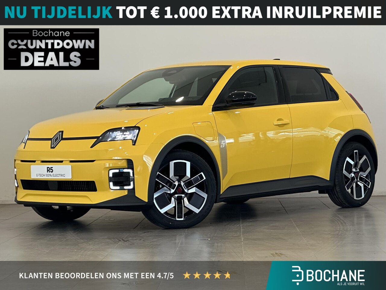 Renault 5 - Urban Range Techno 40 kWh | Pack Winter | Van: € 31.559,- nu rijklaar voor: € 30.059,- - AutoWereld.nl