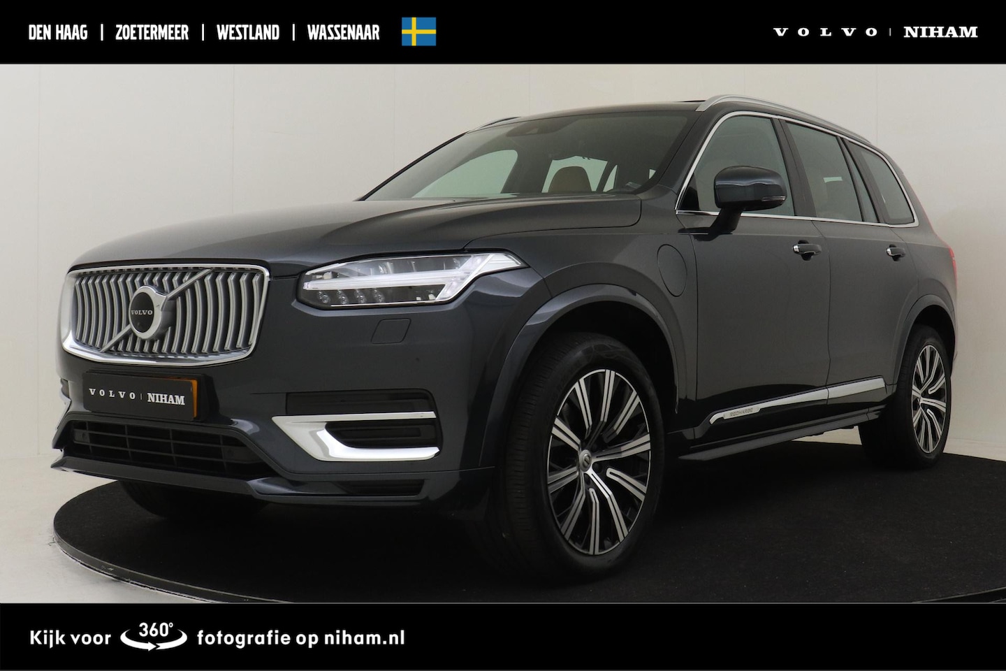 Volvo XC90 - T8 RECHARGE AWD INSCRIPTION EXCLUSIVE -PANO.DAK|HARMAN/KARDON|360°CAM|GEVENT.LEDER+MASSAGE - AutoWereld.nl