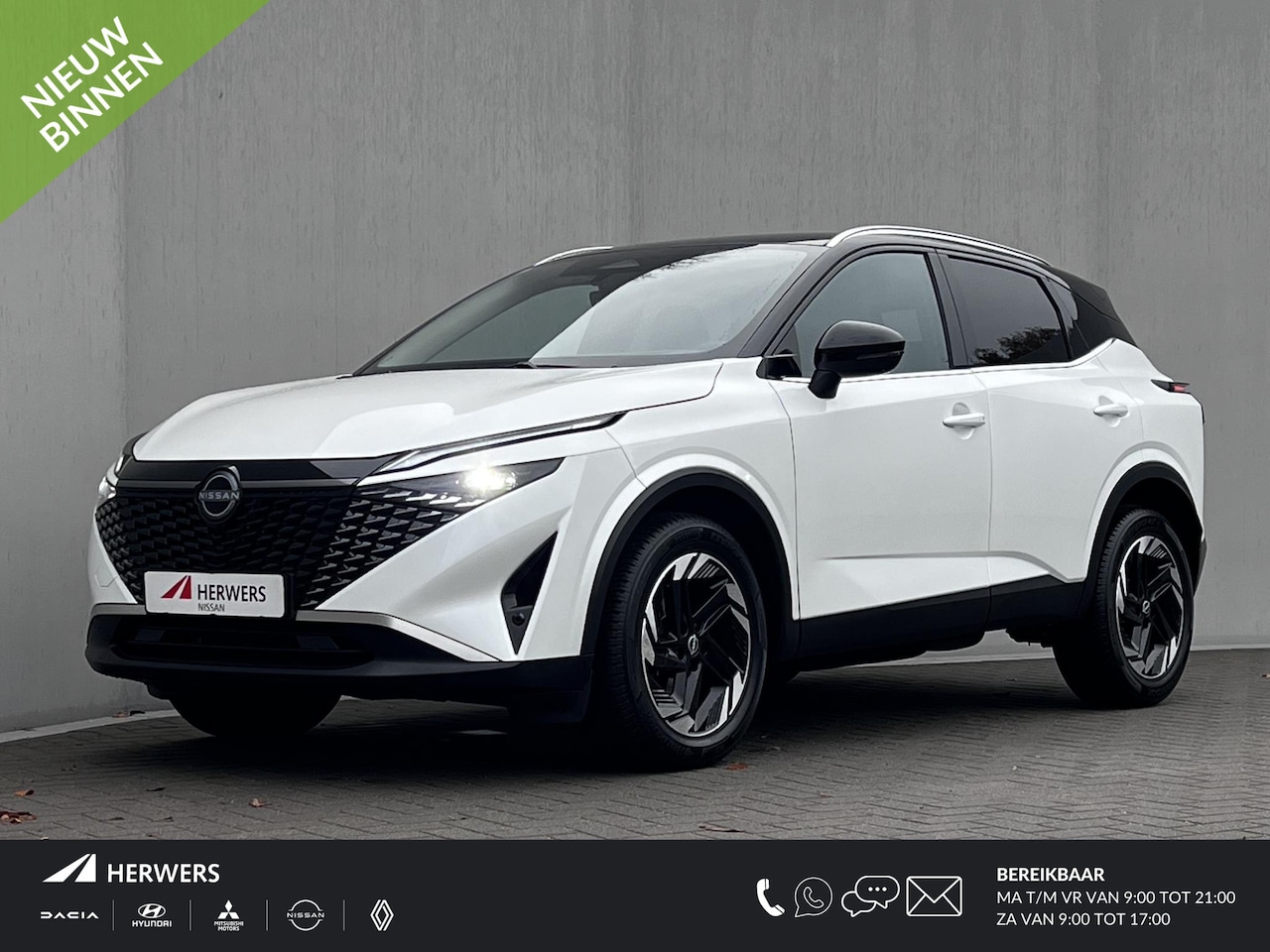 Nissan Qashqai - 1.3 MHEV Xtronic N-Connecta / Fabrieksgarantie tot 03-2028 / Facelift Nieuw Model / Cold - AutoWereld.nl