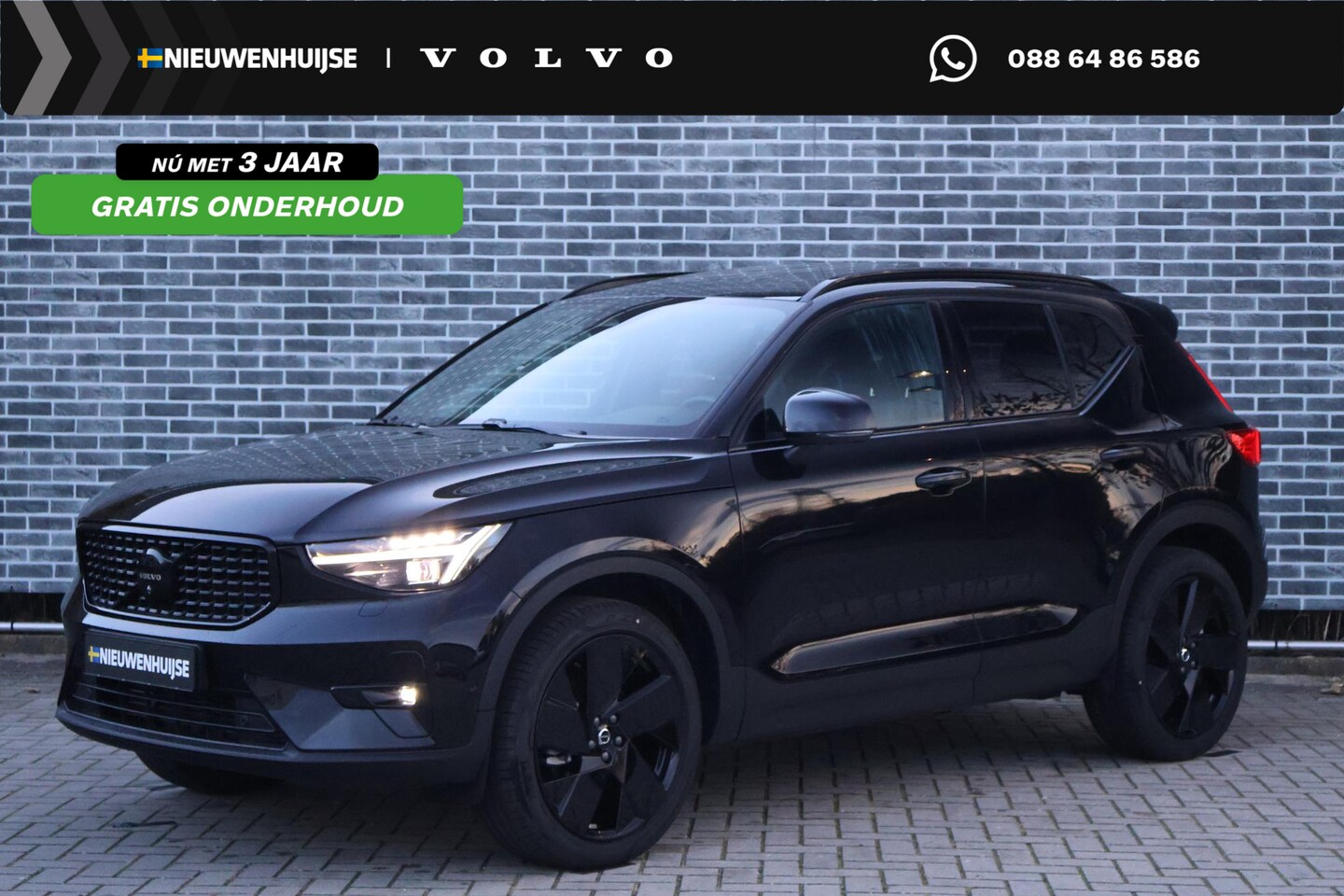 Volvo XC40 - 2.0 B3 Plus Black Edition | Panoramadak | Pixel LED koplampen | 20" velgen | 360 camera | - AutoWereld.nl