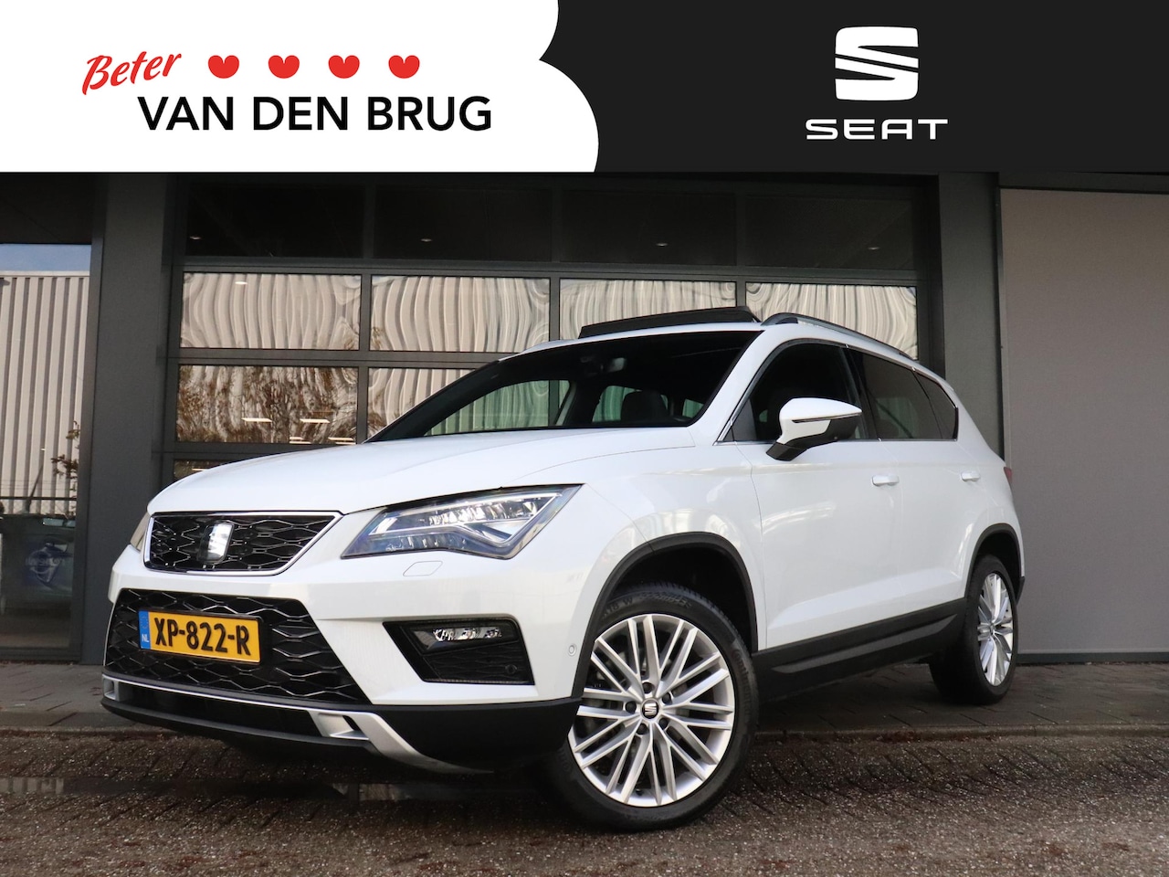 SEAT Ateca - 1.4 EcoTSI 150pk AUTOMAAT Xcellence | Trekhaak | Panoramadak | Achteruitrijcamera  | Adapt - AutoWereld.nl
