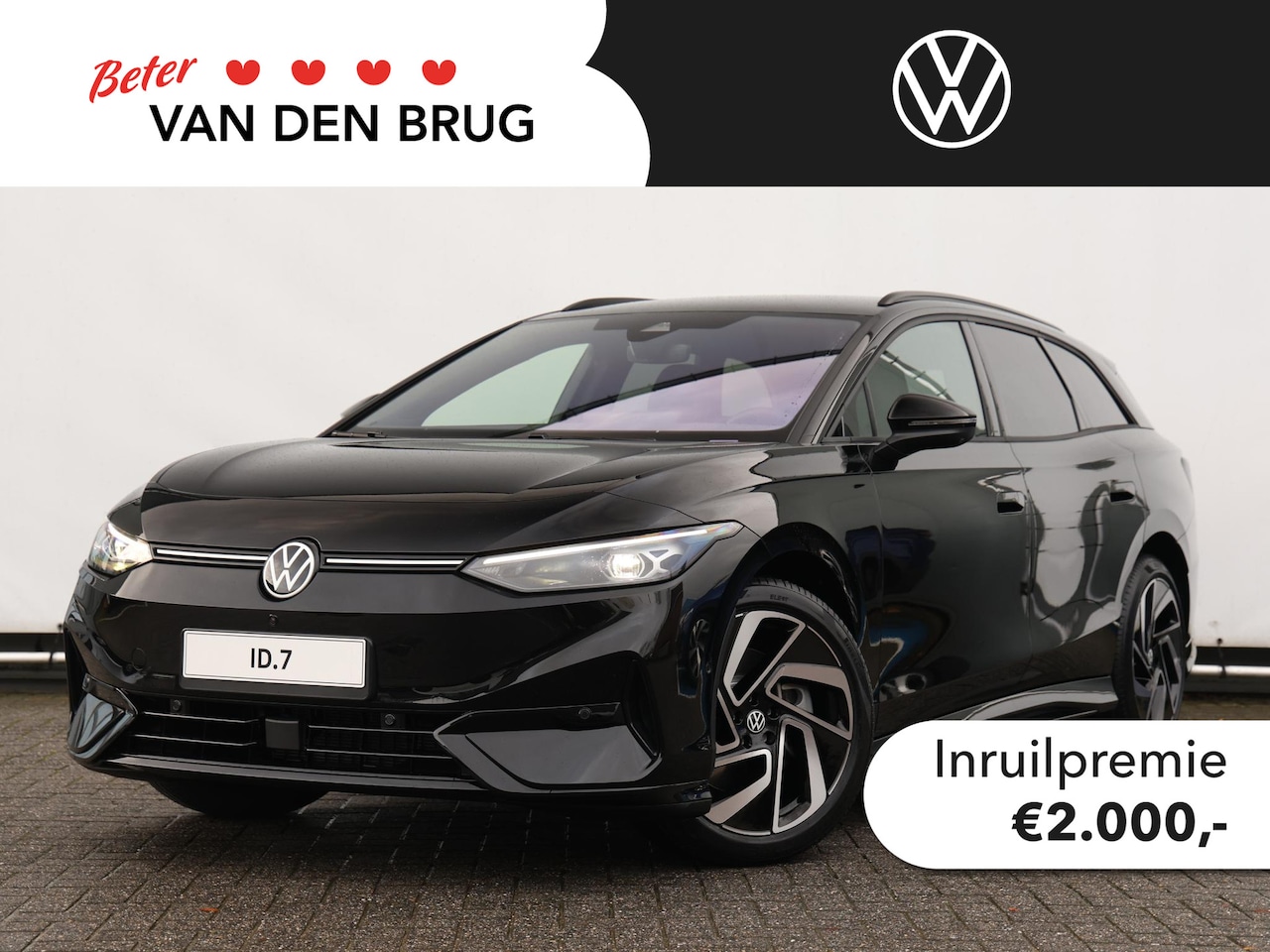Volkswagen ID.7 - Limited Edition 77 kWh accu | 286 PK | Trekhaak | 20" inch velgen | LED | Head-up display - AutoWereld.nl